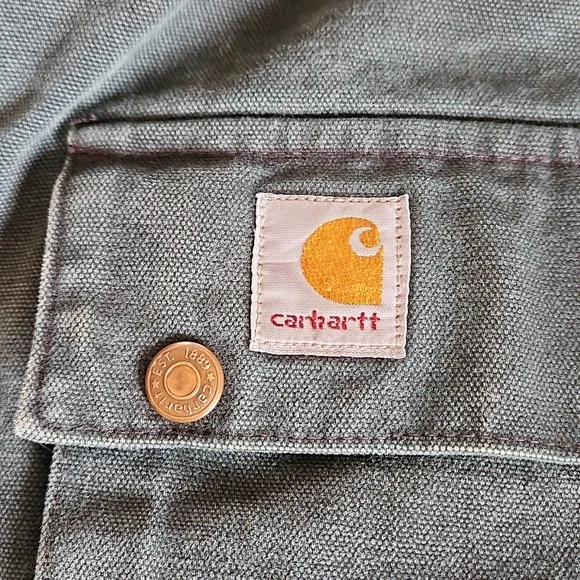 Vintage 90's Carharrt Duck Cape, Duster, Barn Coat Size XXL - Picture 13 of 13